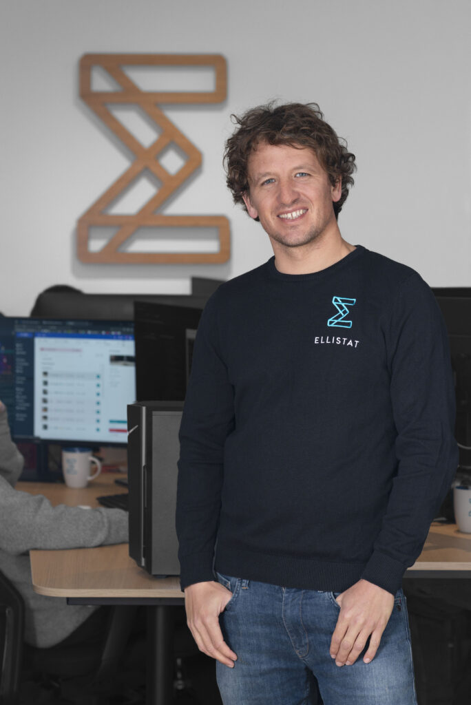 Davy Pillet portréja az Ellistat irodában