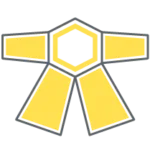 Illustration d'une ceinture jaune de judo pour illustrer la formation Yellow Belt Lean Six Sigma